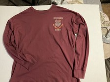 HARRY POTTER Long Sleeved T-Shirt - Men s Large - With Hogwarts Emblem