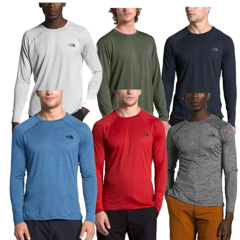 The North Face Men s Long Sleeve Shirt Athletic FlashDry Hyperlayer T Shirt