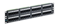 PATCH PANEL, CAT 6, 48-PORT, 2 RMS By ICC