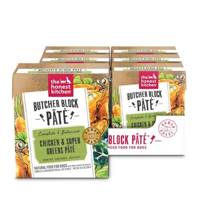 The Honest Kitchen Human Grade Butcher Block 10.5 Ounce (Pack of 6), Chicken