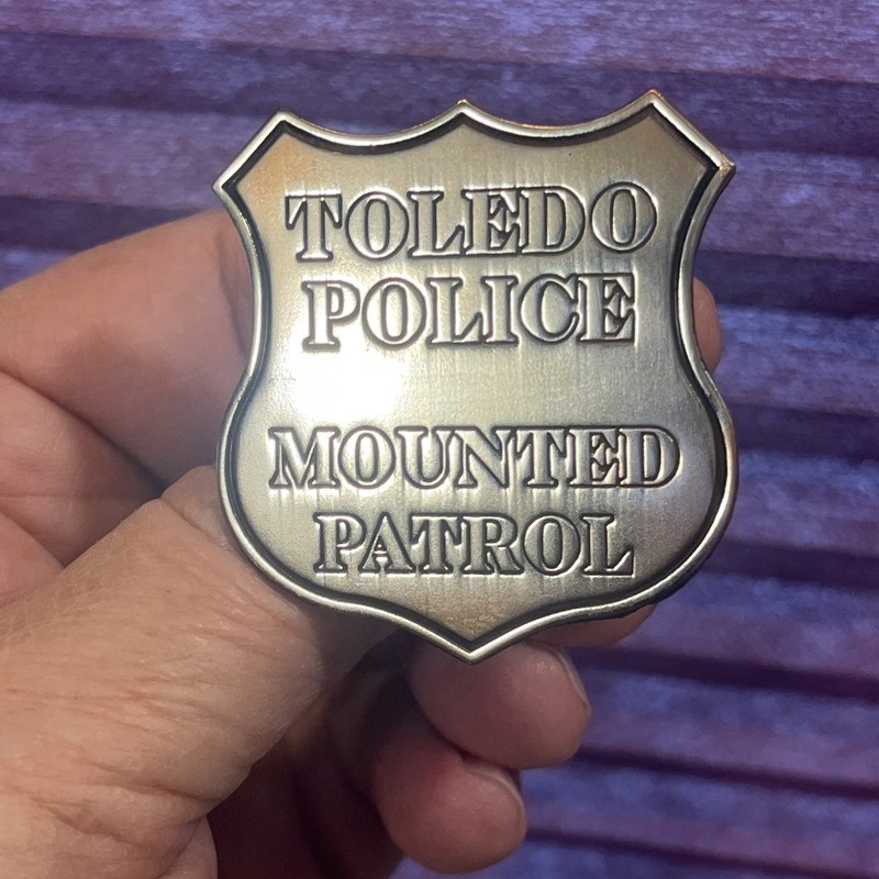 Toledo Ohio Police Horse Bridle Badge Harness Decoration horse harness (9)