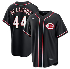 Elly De La Cruz Cincinnati Reds Nike Fashion Replica Black Out Jersey