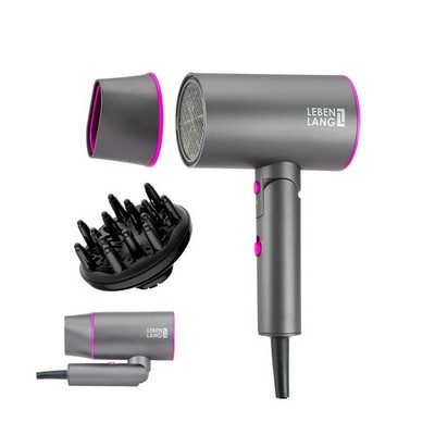 LEBENLANG Ionic Hair Dryer, 1875W - Foldable, Portable, Compact, Mi... Fast Ship