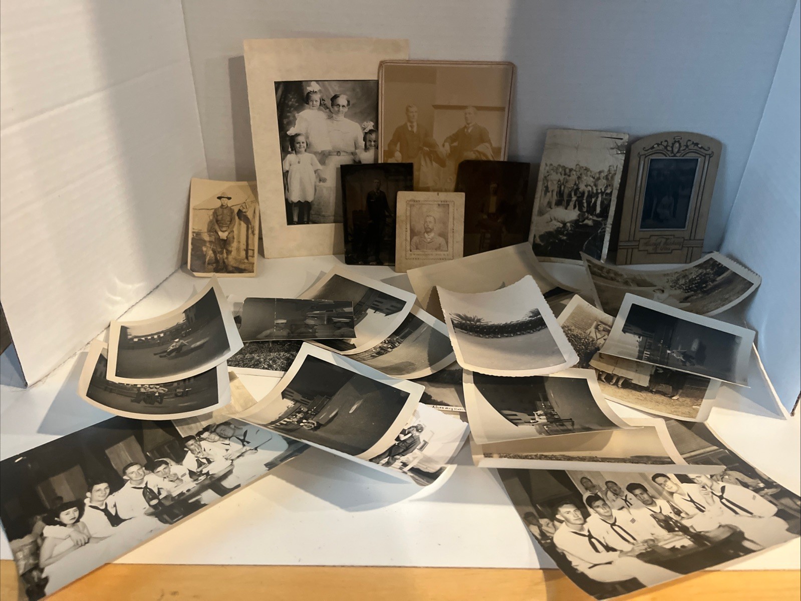Lot Of Antique And Vintage Photos Lot