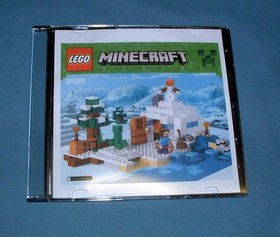 MINECRAFT, THE SNOW HIDEOUT SET 21120 - LEGO - 2015 - USED