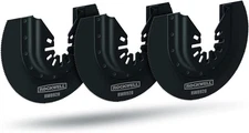 Rockwell 3-1/8" Sonicrafter Universal Fit HSS Semicircle Saw Blade 3pk