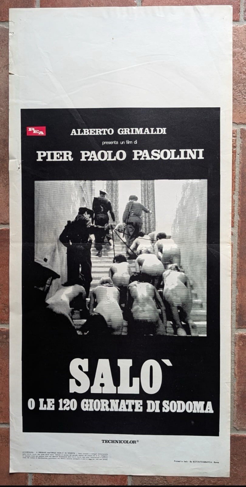 Locandina di Salò o le 120 giornate di Sodoma (1975)