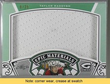 2016 Leaf Genesis Epic Materials Green 8/25 Taylor Raddysh #EM-66 READ t6r