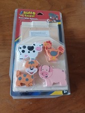 NEW Build and Grow Barn with Animals Wooden Kit by Lowes