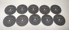 4x035x3/8 Bay State Abrasive Grinding Cut-Off Disc Wheel A60 V6 BG2AL USA 10Pcs