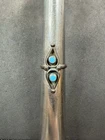 5.9g VTG ZUNI Sterling Silver 925 Turquoise Ring Size 7 Jewelry Lot M