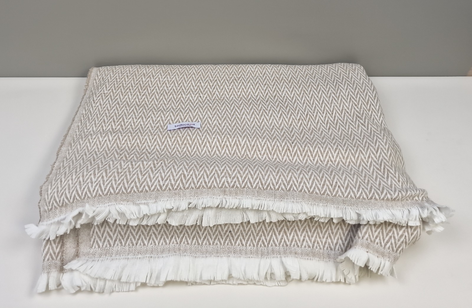 Todocama - Extra soft cotton blanket, Four Seasons, multi-purpose bedspread for
