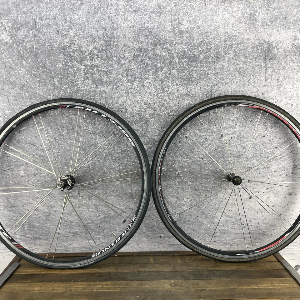 Conjunto de rodas Bontrager Race Lite 700c Road 20/20H QR aro freio Shimano 8s 9s 10s 130 - Imagem 4 de 4