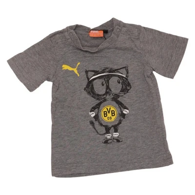 Puma, T-shirt, Größe: 62, Grau, Baumwolle/Polyester, Print, Jungen #Quk - Bild 1 von 4