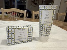 Beekman Goat Milk Hand Cream 2 fl oz Soap 3.5oz Set, Fresh Air