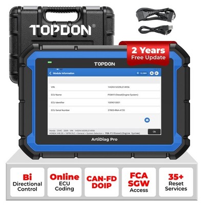 2026 Newest TOPDON ArtiDiag PRO 2 All System Diagnostic Scanner ECU Coding Tool