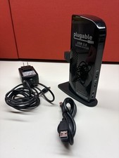 PLUGABLE UD-3000 USB 3.0 Single Monitor DVI-I Docking Station With HDMI Adapter