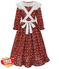 ReliBeauty Pioneer Girl Colonial Prairie Dress Costume