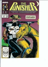 Punisher #19 Spider Roque Microchip Tranh Thi  (May 1989 Marvel) Near Mint