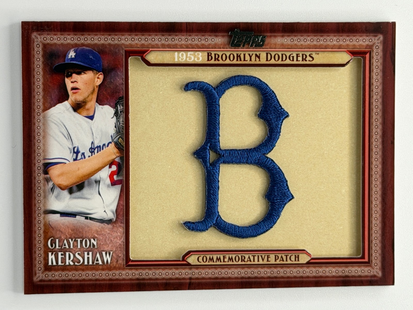 Clayton Kershaw #TLMP-CK 2011 Topps Baseball Throwback Logo Manufactured Patch