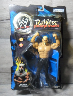 2003 WWE Ruthless Aggression Scott Steiner Figure Jakks Pacific NEW