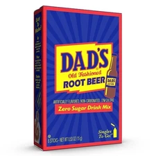 Dad s Old Fashioned Root Beer Zero Sugar Drink Mix Singles To Go, 6 Count, 12
