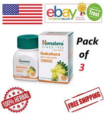  3 X 60  180 Tabs Himalaya Gokshura Free Shipping 