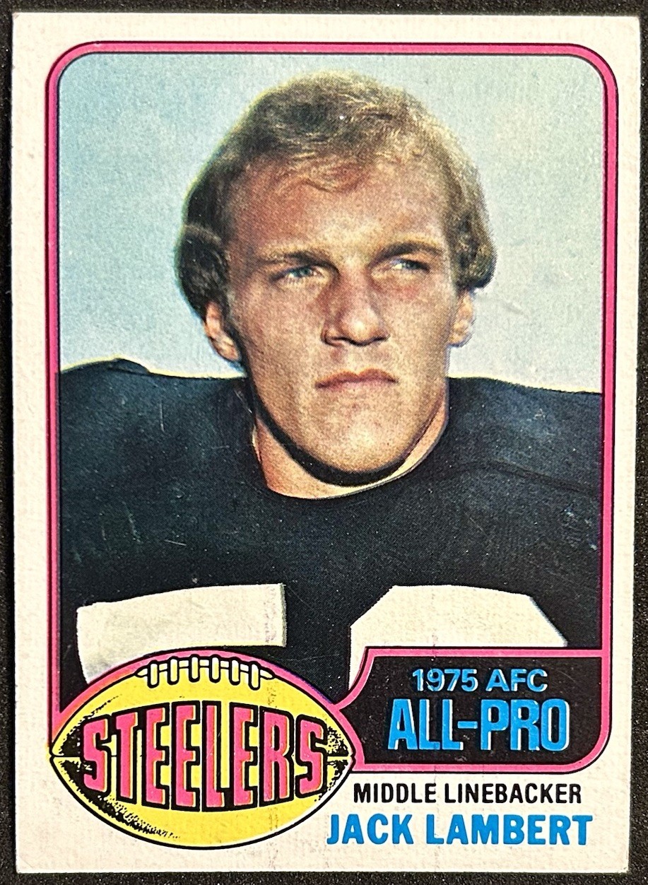 Jack Lambert 1976 Topps Rookie RC #220 VGEX HOF Steelers