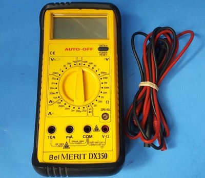 One- Digital Multimeter, DX350, Bel MERIT, Auto off