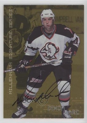 1999-00 ITG Be A Player Millennium Signature Series Gold Dixon Ward #36 Auto 2p6