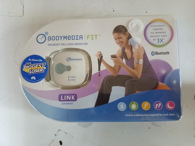 BodyMedia Fit On-Body Wellness Monitor Link Armband Bluetooth New Sealed
