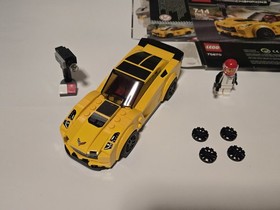 LEGO Speed Champions 75870 Chevrolet Corvette Z06 inc BA & Accessories