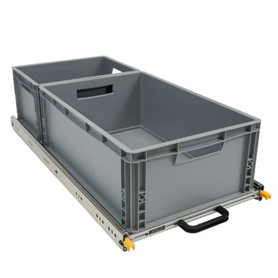Heckauszug für Kastenwagen Camper 90x40 DIY Set für Euroboxen Schwerlastauszug