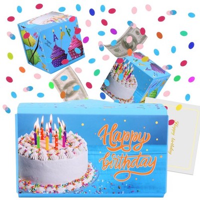 BABORUI Pop Up Birthday Card with Confetti, Happy Birthday Surprise Gift Box ...