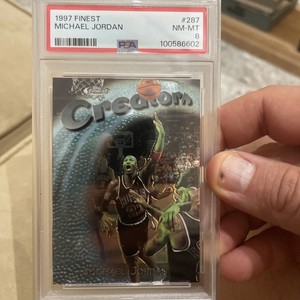 Michael Jordan 1997 Topps Finest #287 Silver - Base (No Coating