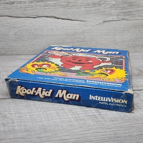 Kool-Aid Man (Intellivision) Cartridge, Manual, Overlays, Insert, & Box