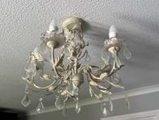 Litecraft 5 Light Crystal Chandelier - Chrome