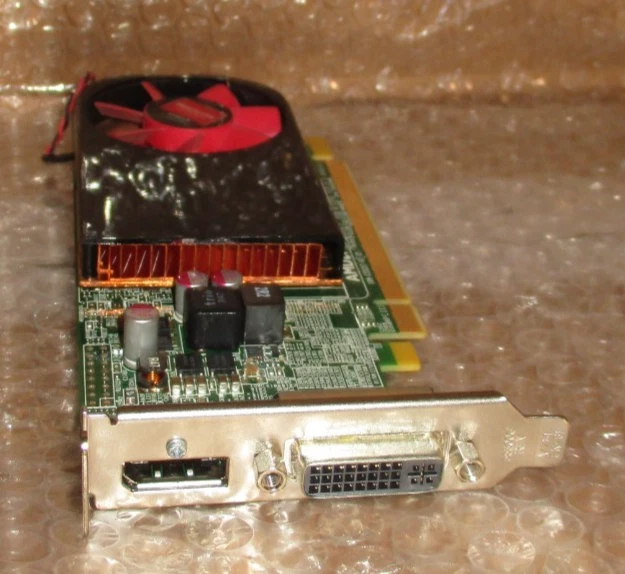 Tarjeta de video AMD R7 250 2 GB DDR3 bajo perfil SFF DVI DisplayPort PCI-e DELL 0FDT1K Foto 2 de 4