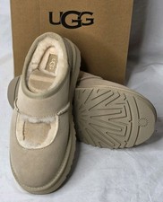 UGG Bea Mary Jane Suede Lined Slippers Mustard Seed 5K/6 -7WUS/37EU 1166552K NIB