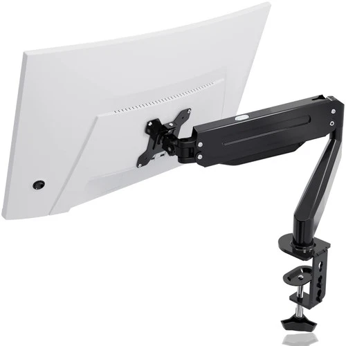 Suptek Single Monitor Arm Gas Spring, Monitor Arm Desk Mount for 17-27 inch