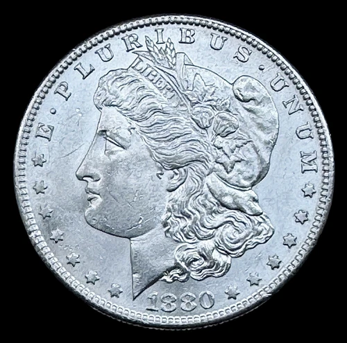 US 1880 S Morgan Silver Dollar BU San Francisco $1.00
