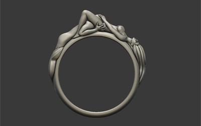 Gold Plated Kamasutra Inspired Ring