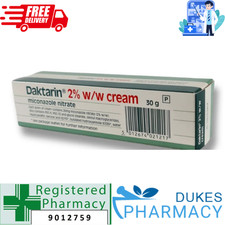Daktarin Cream (Miconazole nitrate) Athletes Foot Skin antifungal Infection 30g
