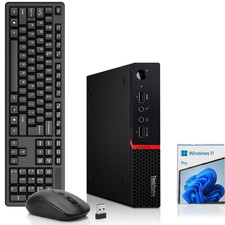 Lenovo M715q Desktop Mini PC AMD Ryzen 2400GE 32GB RAM 1TB SSD Wi-Fi Windows 11