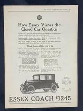 Magazine Ad - 1923 - Essex Motor Cars - Detroit, MI - (#2)