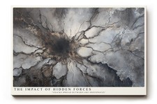 Paul Sinus Wandbild The Impact of Hidden Forces abstraktes Motiv mit