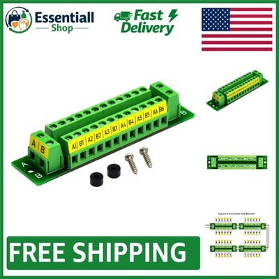 Compliant 16 Amp Terminal Block - Free Standing 2x12 Distribution Module