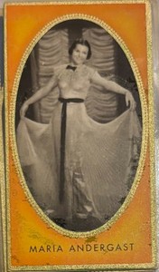 Lot of 3 1936 Bunte Filmbilder Cigarette Cards /  Andergast, Baarova, Nikolaiewa