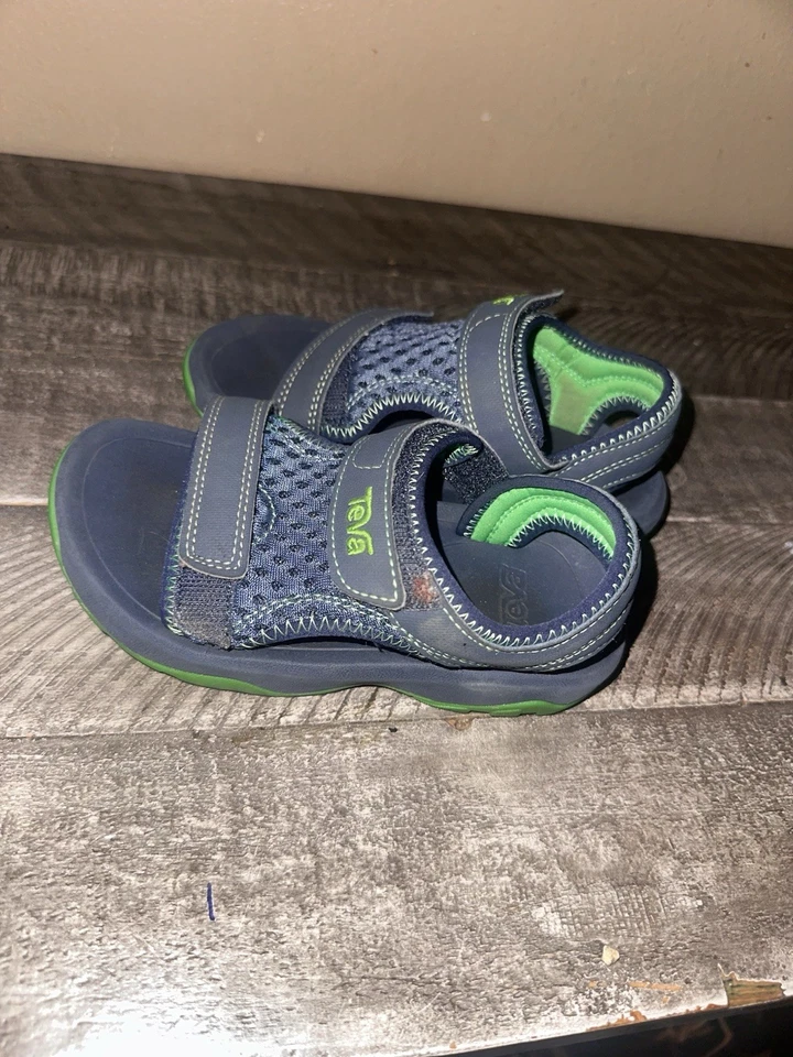 Little Kids Teva Psyclone XLT 1019538 Blue Outdoor Sandals Shoes Size 11 C - Image 3 of 4