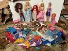 Huge Lot Approx 100 Pieces Vintage, Modern Barbie Dolls Accessories Clothes